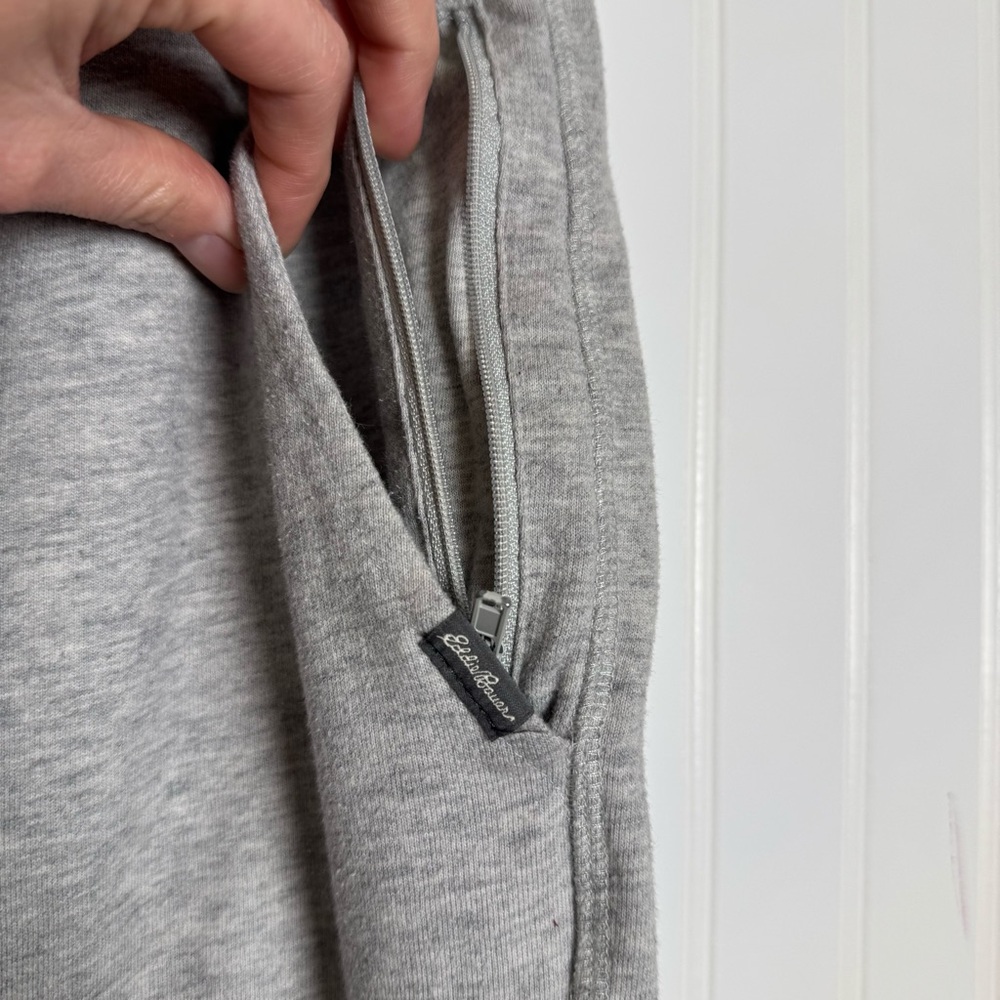 Eddie Bauer Men’s Gray Jogger Lounge Sweatpants Size Medium - Picture 5 of 11